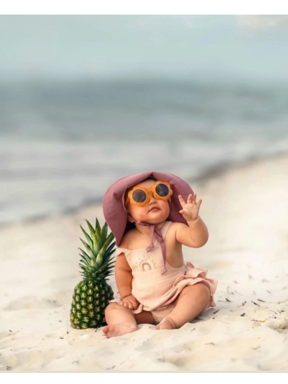 Wild Wawa Frill Butt Rainbow Romper